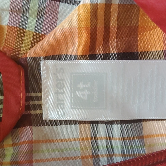 Carters 4T red zipper windbreaker jacket - Picture 7 of 8